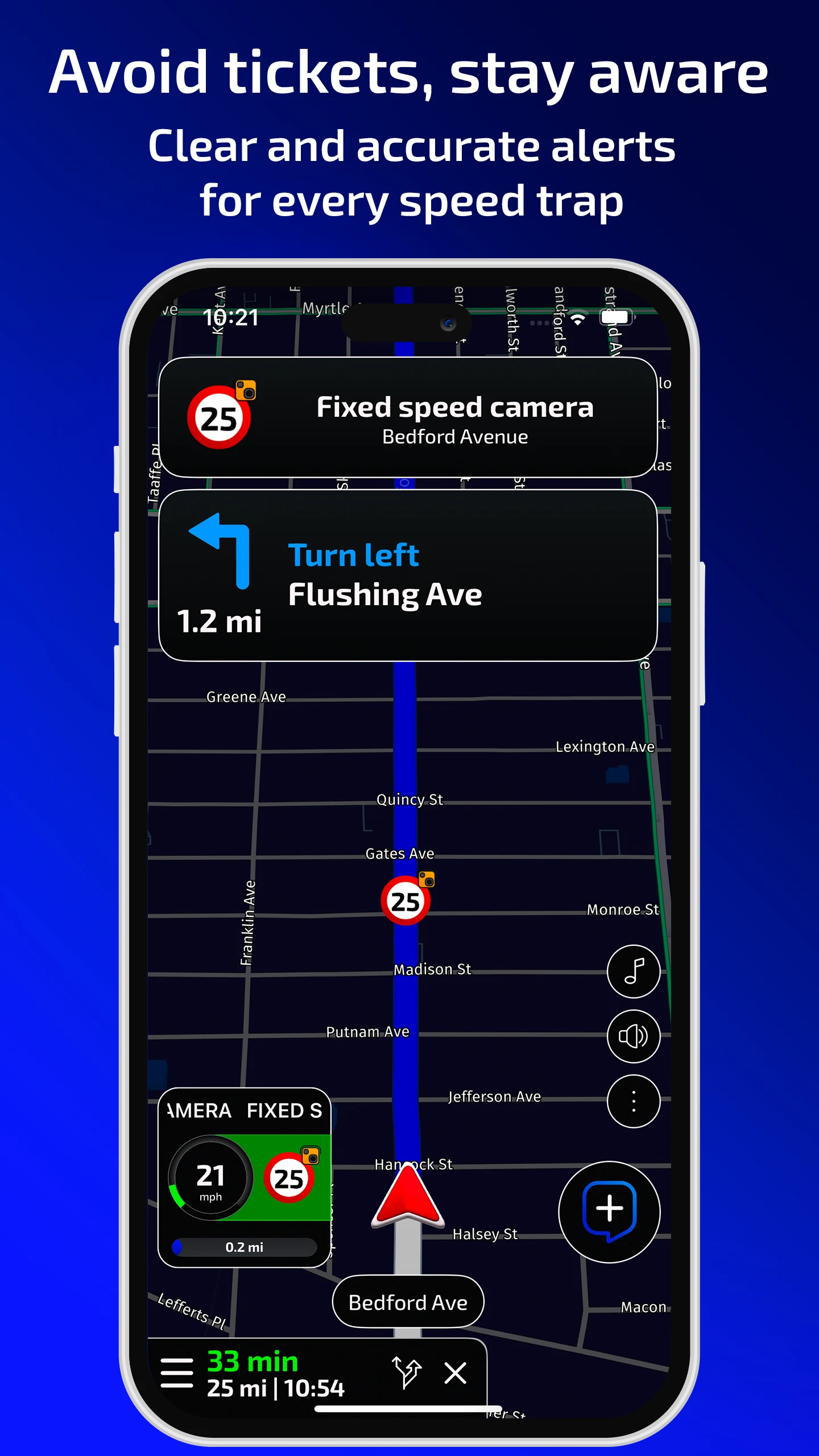 Radarbot: Radar Detector, GPS screenshot