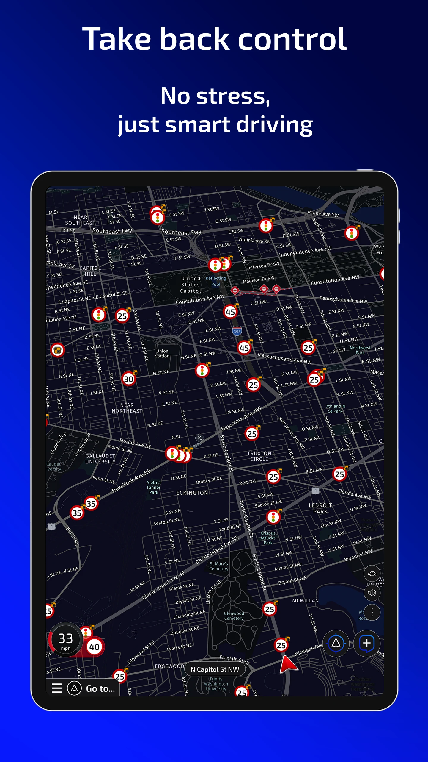 Radarbot: Radar Detector, GPS screenshot