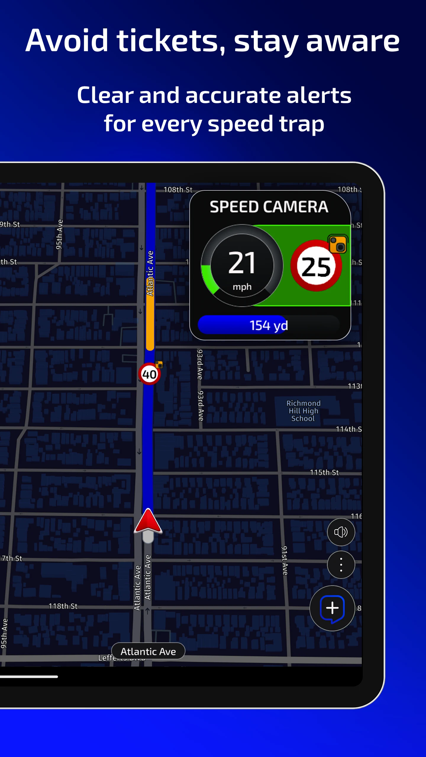 Radarbot: Radar Detector, GPS screenshot